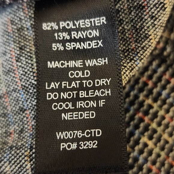 Betabrand Dress Pant Yoga Pants | Size Small Long | Microcheck Stretch Work - Picture 8 of 8